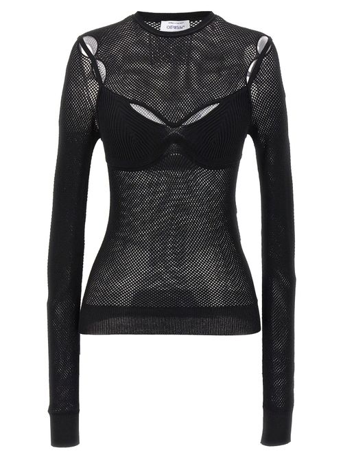 Net Arrow Bralette Top