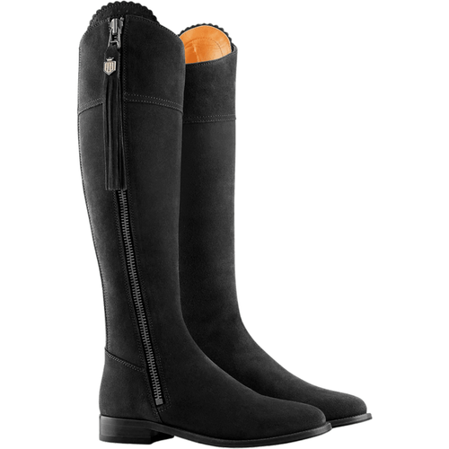 Fairfax & Favor Regina Suede Flat Boots for Women