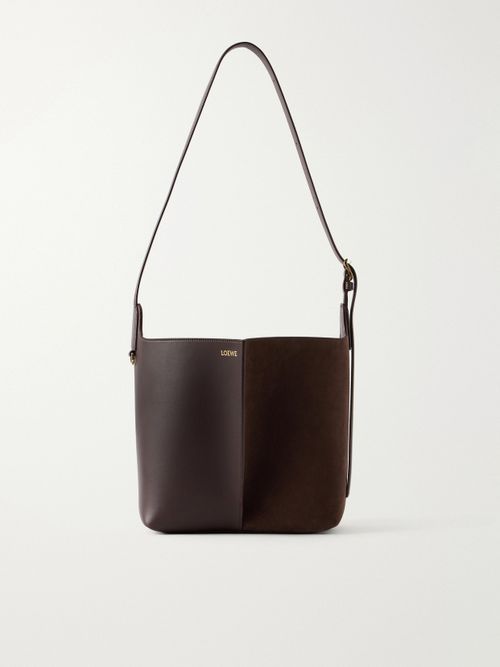 Bilbao Suede And Leather Tote