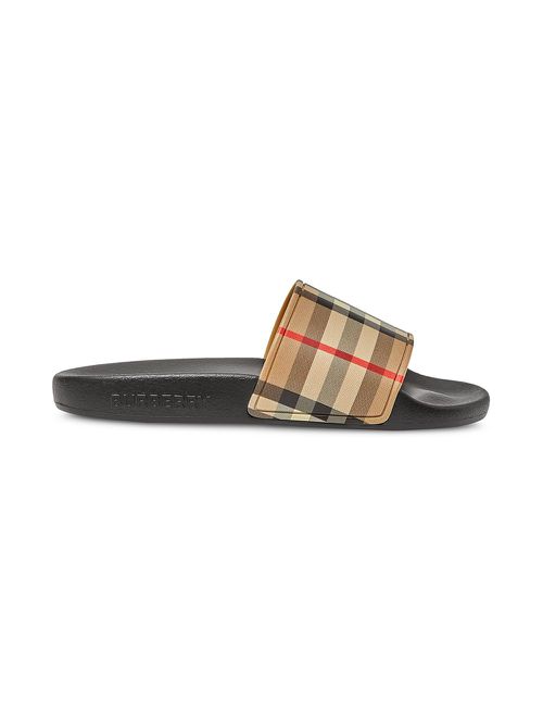 Vintage Check Slide sandals - Neutrals
