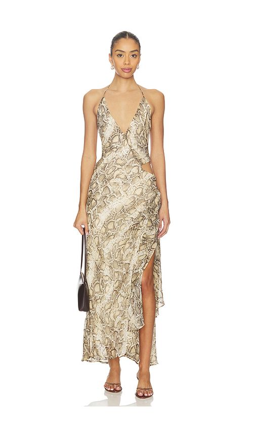 Bardot Cyrel Printed Maxi Dress in Grey. 10. Also , 2, 4