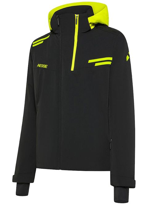 Black Saturn Neon Accents Sport Jacket