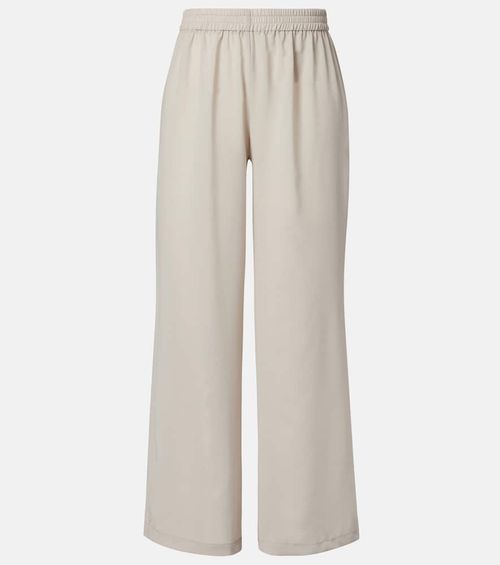 Mika sheer wide-leg pants