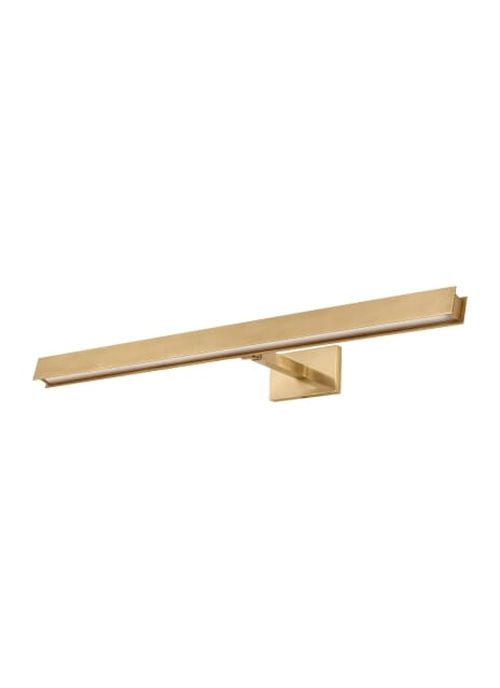 Natural Brass LED Picture Light from the Bau Collection