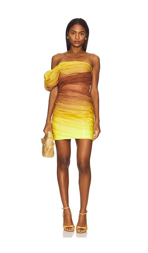 A.L.C. KLEID KYLER in Yellow. Größe 8. Also in 0, 10, 12, 2