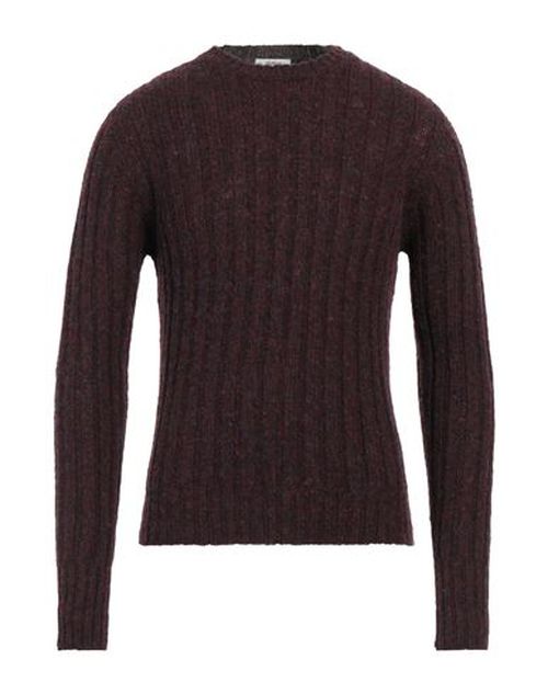 Man Sweater Burgundy Size XS Virgin Wool