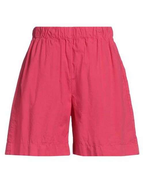 Woman Shorts & Bermuda Shorts Magenta Size L Cotton