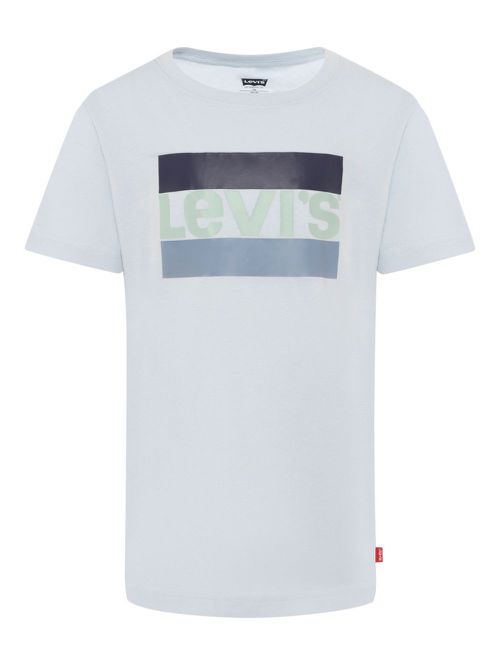 Logo-print T-shirt - Blue