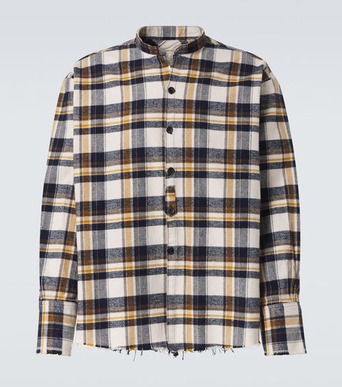 Plaid cotton shirt