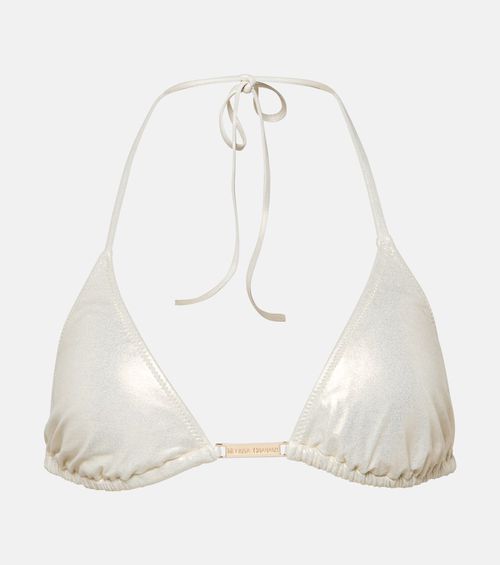 Andorra triangle metallic bikini top