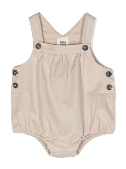 Sleeveless cotton shorties - Neutrals