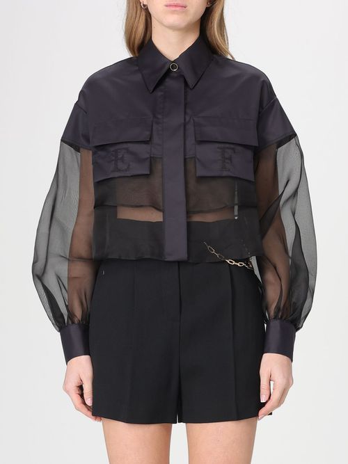 Top Woman color Black