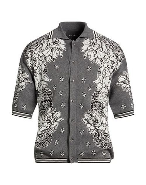 Man Shirt Grey Size XL Cotton