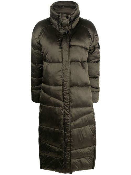 Long puffer coat - Green