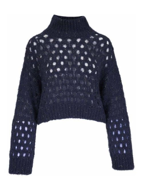 High neck sweater
