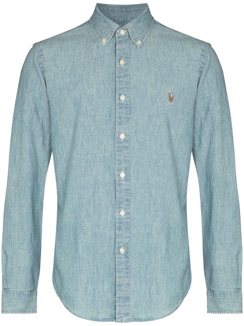 Polo Pony chambray shirt - Blue