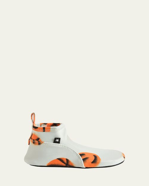 Kid's Zimba Basketball-Print Water Sneakers