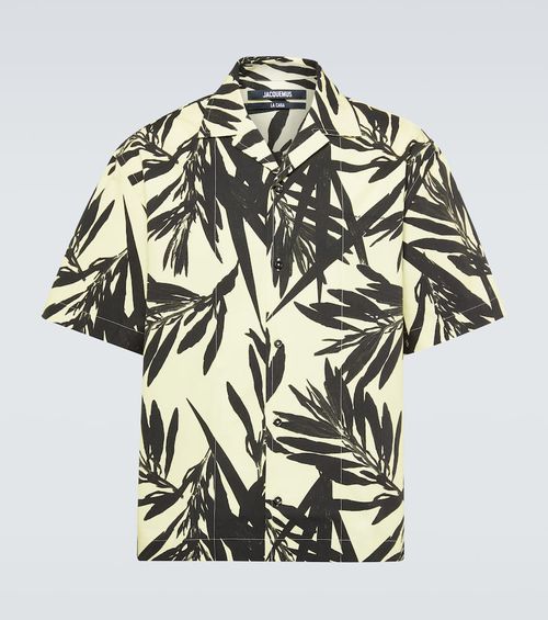 La Chemise Jean cotton poplin bowling shirt