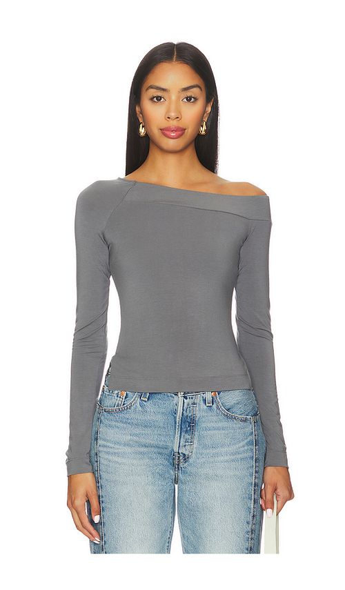 Free People At The After Long Sleeve in Grey. M. Also in