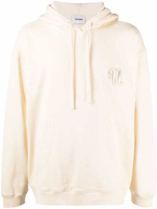 Embroidered logo hoodie