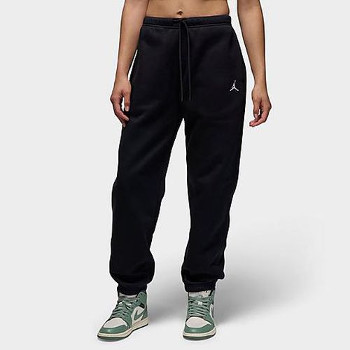 Women's Brooklyn Fleece Pants in Black/White