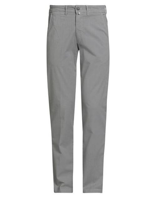 Man Pants Light grey Size 28 Cotton, Elastane