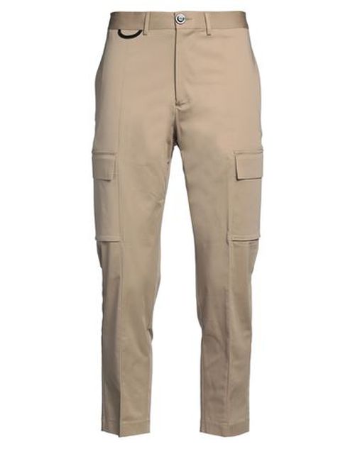 Man Pants Beige Size 30 Cotton, Elastane