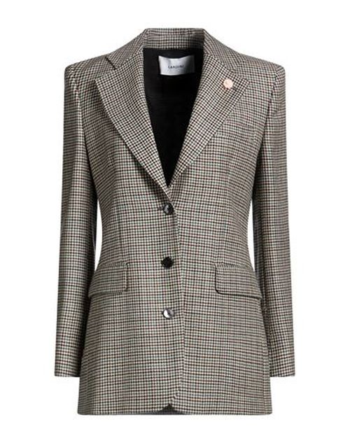 Woman Blazer Beige Size 6 Wool