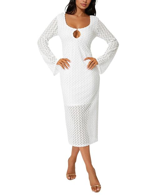 Crochet Midi Dress