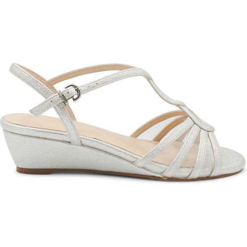 Jenna Glitter Low Heel Wedge Sandals