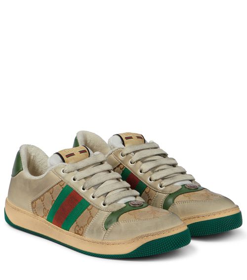 Screener leather sneakers