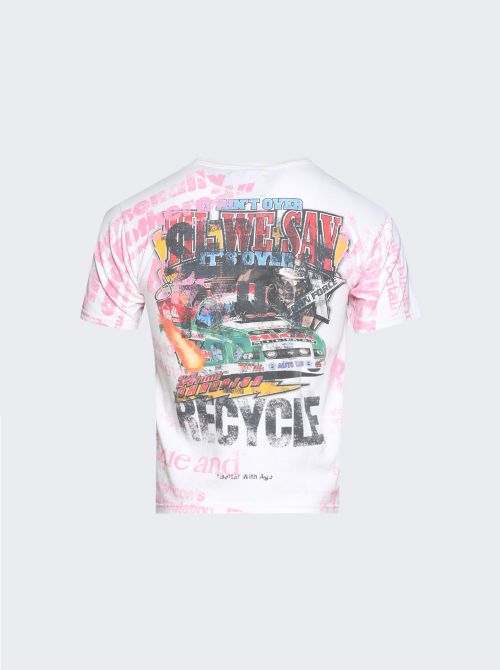 Eradica All Over Print Tee White