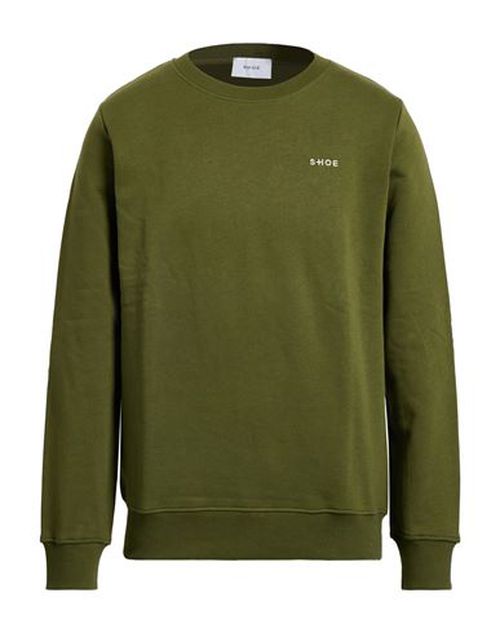 Man Sweatshirt Military green Size S Cotton, Polyester