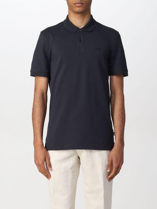Polo Shirt Men colour Blue