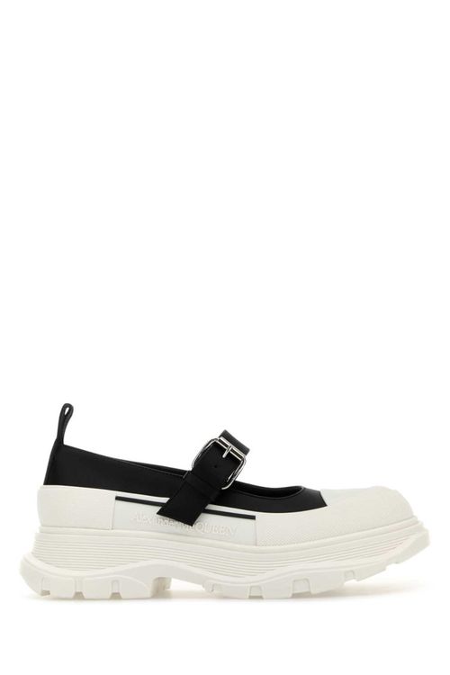 BlackWhite Logo Dress Shoes