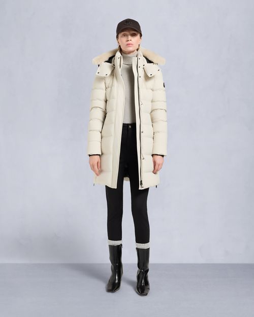 Moose Knuckles - Women's Watershed Down Parka - Color: Alabaster