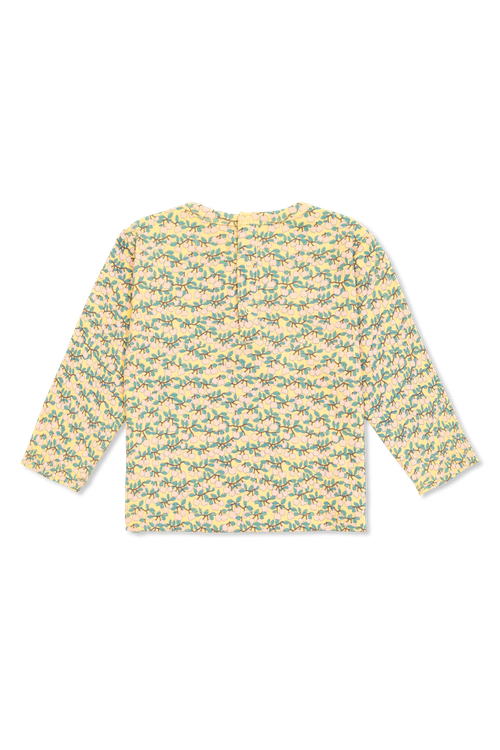 Sweatshirt With A Pattern, Unisex, Yellow