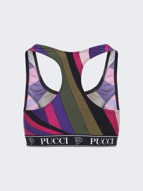 Iride Print Sports Bra Multicolor