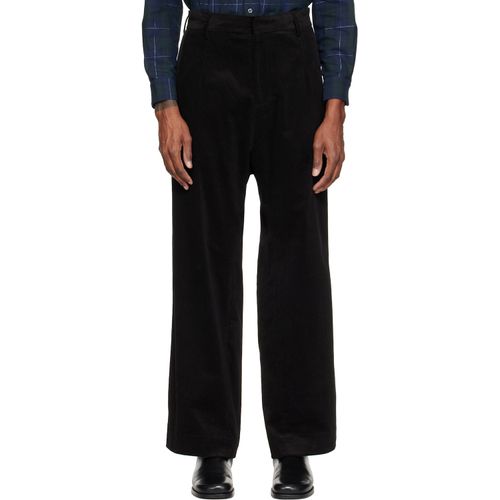 Black Cord Tux Trousers