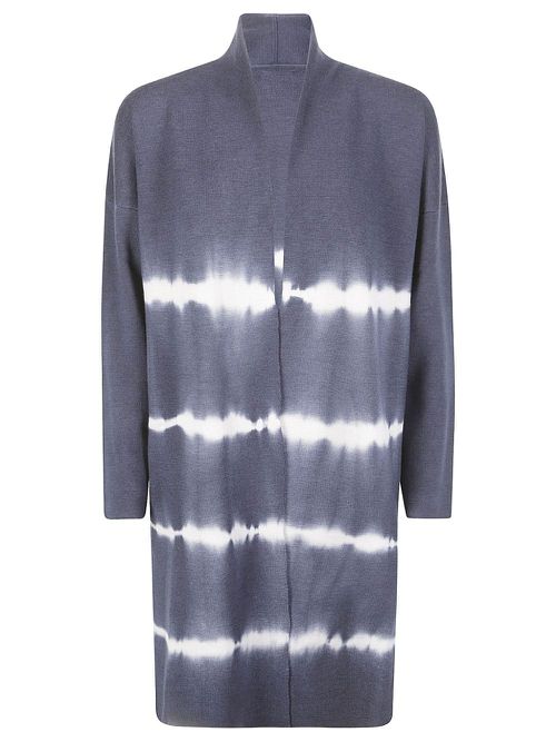 Tie-dye print coat - Blue