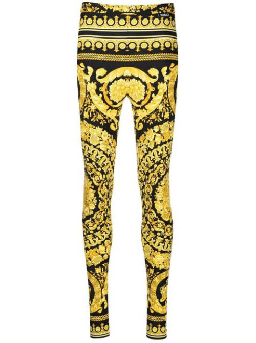 Barocco-print leggings