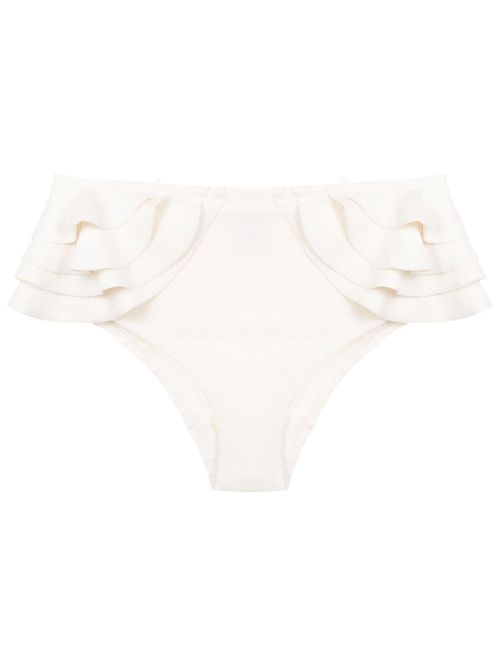 Bandara high-waist bikini bottoms - White