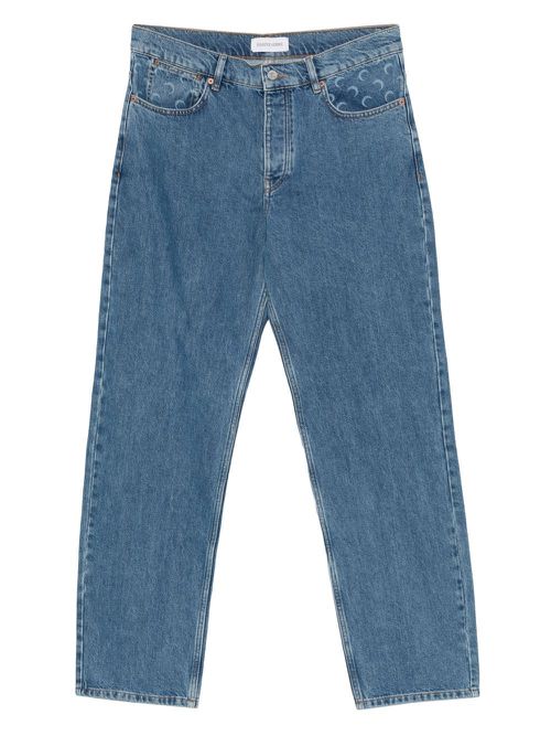 Straight Leg Denim Jeans