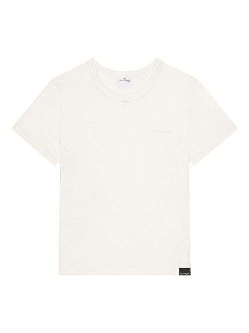 Crew-neck logo t-shirt - White