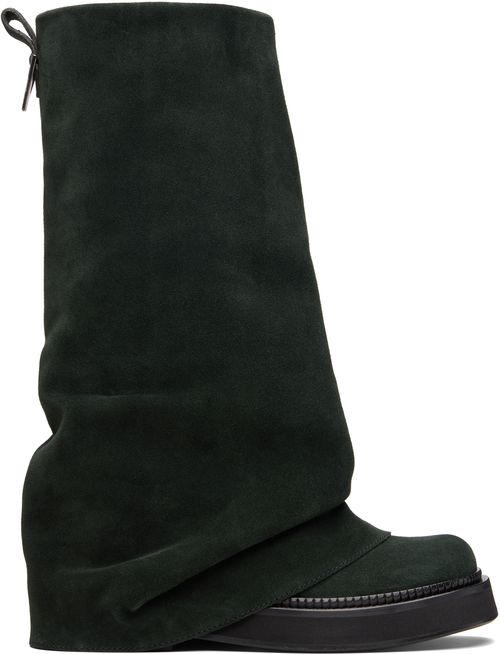 Green Robin Combat Boots
