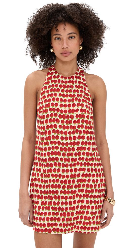 Reformation Avielle Dress Fresh Tomato