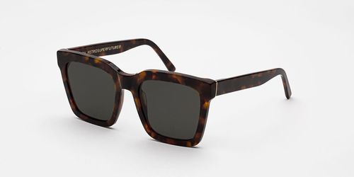 Retrosuperfuture AALTO BLACK 0WX Men's Sunglasses Tortoiseshell Size 54