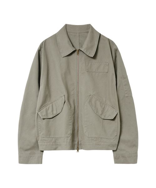 Vintage Washed Cotton Work Jacket