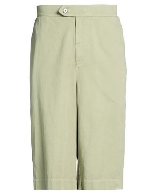 Man Shorts & Bermuda Shorts Sage green Size XS Cotton