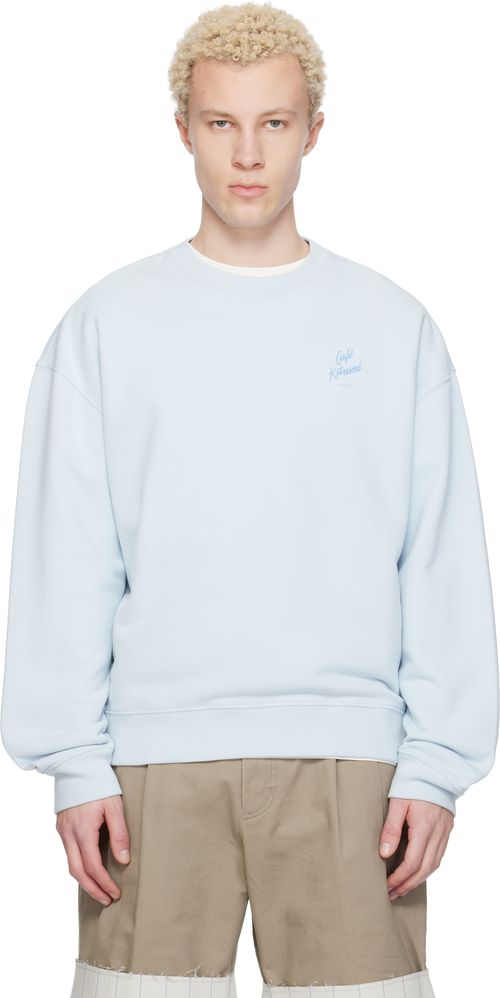 Blue 'Café Kitsuné' Relax Sweatshirt